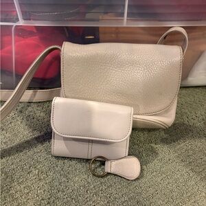 Coach Cream Crossbody Bag and Wallet